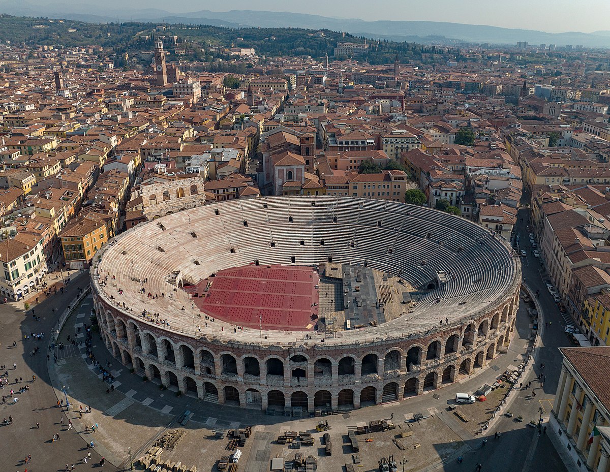 Verona's Roman Arena and Historic Center